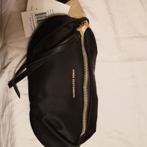 Milan nylon bum bag black